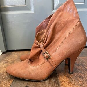 Nine West Tan Heeled Boots